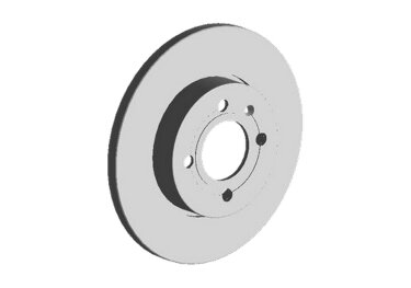 Диск тормозной передний Chery Amulet