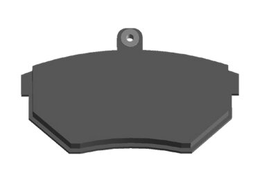 Колодки тормозные передние с ушком Chery Amulet KLM