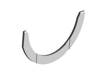 Полукольца упорные коленвала Chery Amulet/Karry KLM