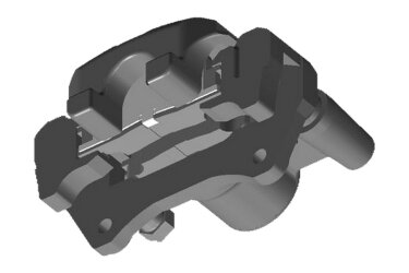 Суппорт задний R Chery Cross Eastar
