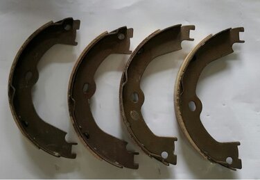 Колодки тормозные ручного тормоза (4 шт) Chery M11/Beat/Arrizo KLM