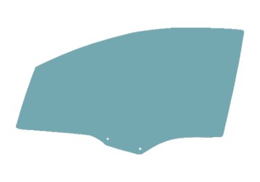 Стекло двери передней L (M12) Chery M11