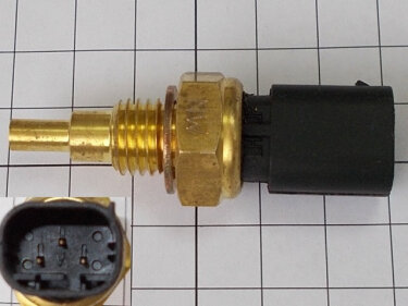 Датчик температуры охлаждающей жидкости Geely (3 контакта) KLM