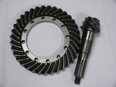 Шестерни главной передачи ведущая и ведомая JAC 1020