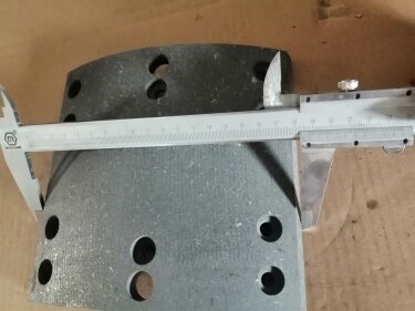 Накладка тормозной колодки задней JAC N120